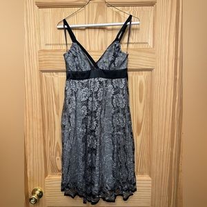 Candies Gray lace Dress sz M